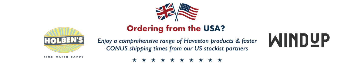 Enjoy a comprehensive range of Haveston products & faster CONUS shipping times from our US stockist partners